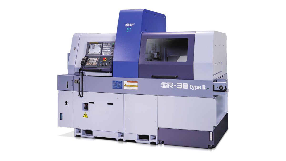 スター精密のスイス型CNC自動旋盤 SR-38